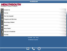 Tablet Screenshot of healthsouthcharleston.com